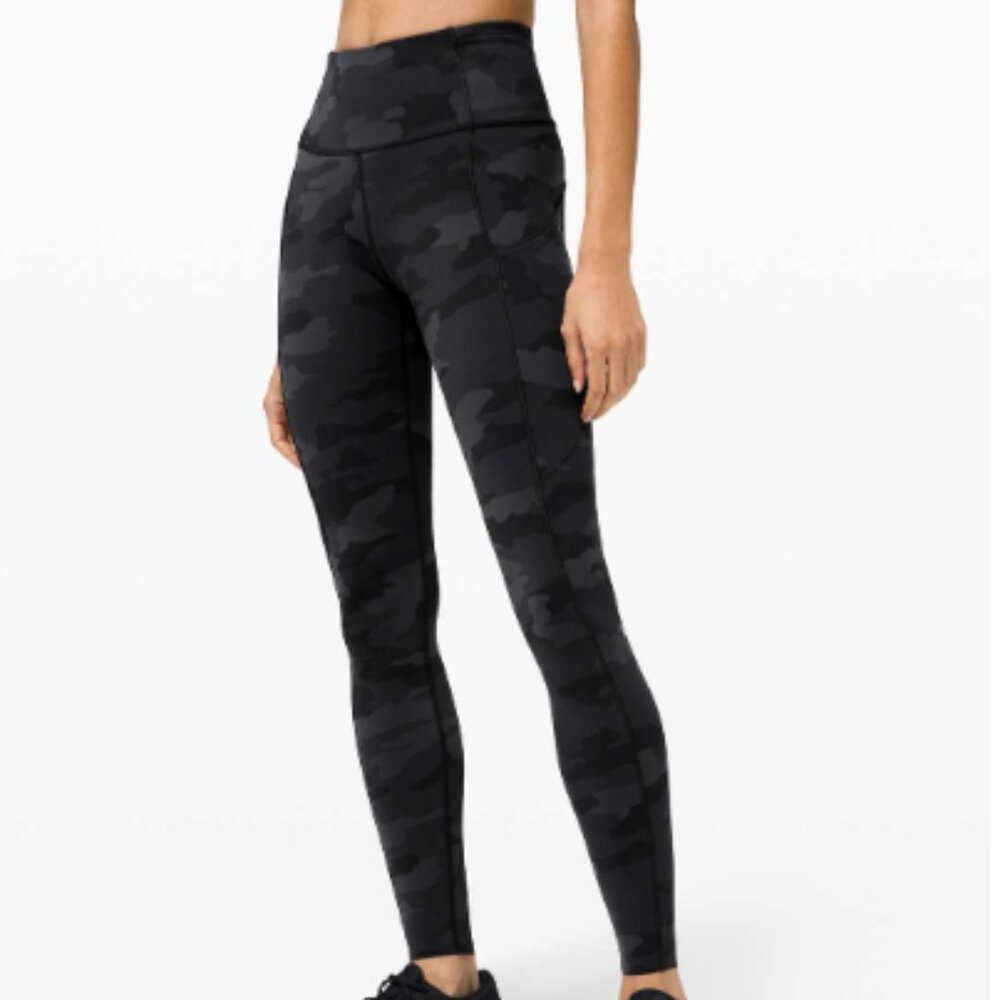 Lululemon Fast & Free Camo Tights